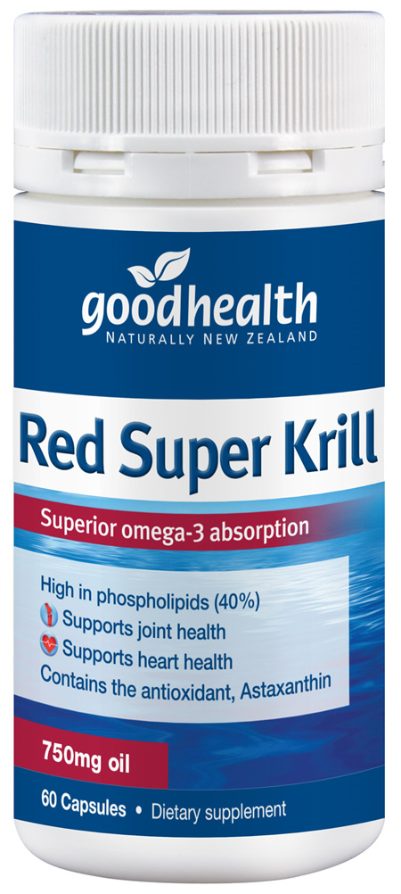 Good Health - Red Super Krill 750mg - 60 Capsules