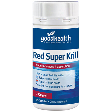 Good Health - Red Super Krill 750mg - 60 Capsules