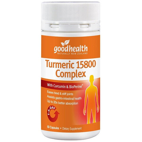 GOOD HEALTH TURMERIC 15800 COMPLEX 60 CAPS