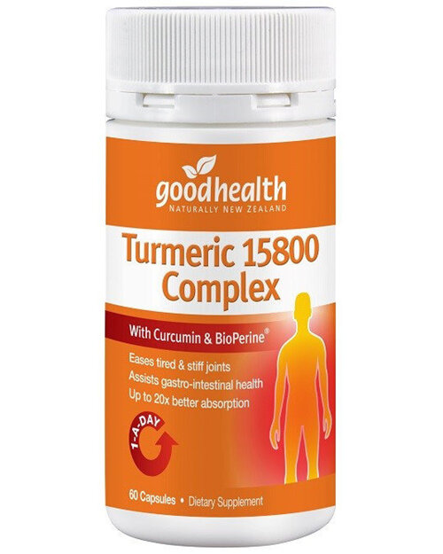 GOOD HEALTH TURMERIC 15800 COMPLEX 60 CAPS