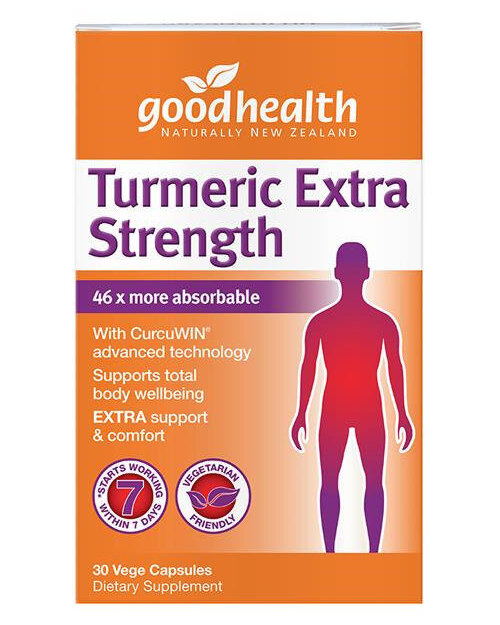 GOOD HEALTH TURMERIC EXTRA STRENGTH 30 CAPS