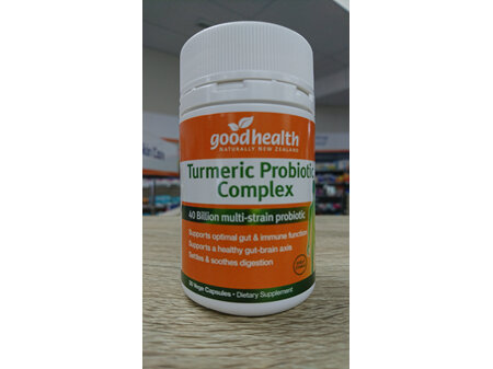 Good Health Turmeric Probiotic Complex 30's