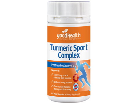 Good Health - Turmeric Sports Complex - 60 Capsules