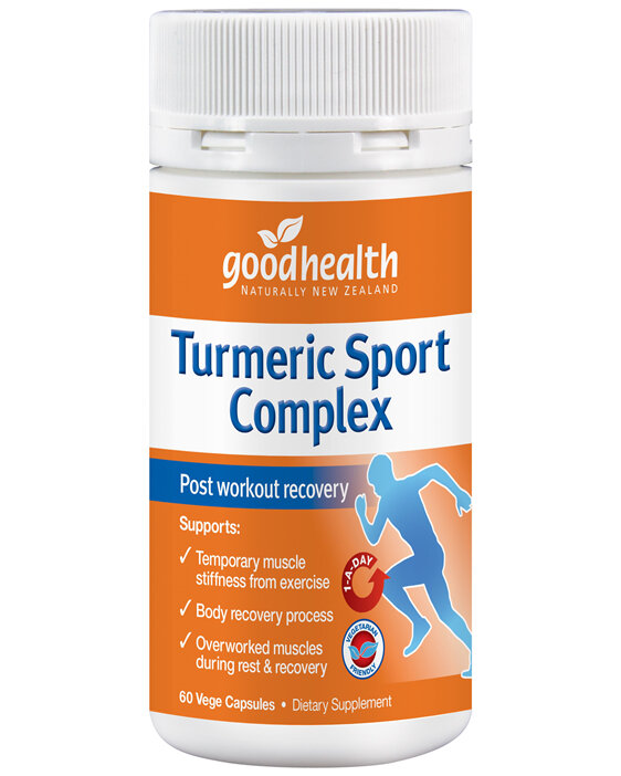 Good Health - Turmeric Sports Complex - 60 Capsules