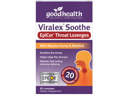 Good Health - Viralex Soothe EpiCor Throat Lozenges