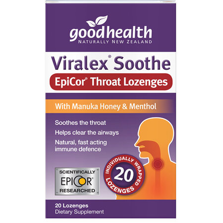 Good Health - Viralex Soothe EpiCor Throat Lozenges