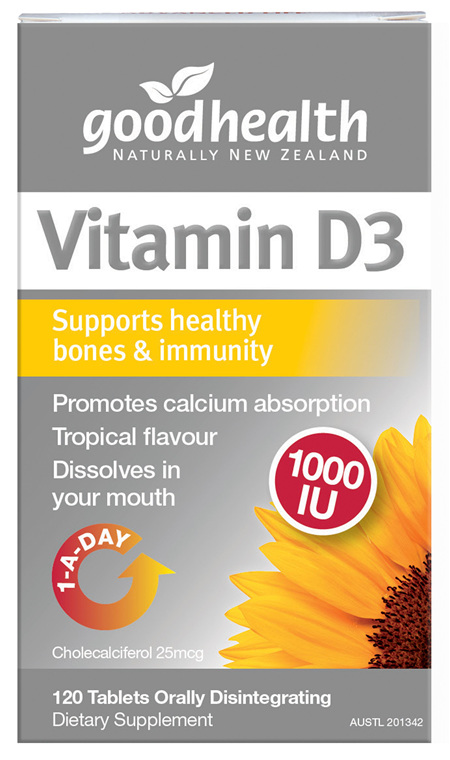 Good Health - Vitamin D3 - 120 Tablets