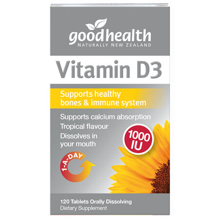 Good Health - Vitamin D3 - 120 Tablets