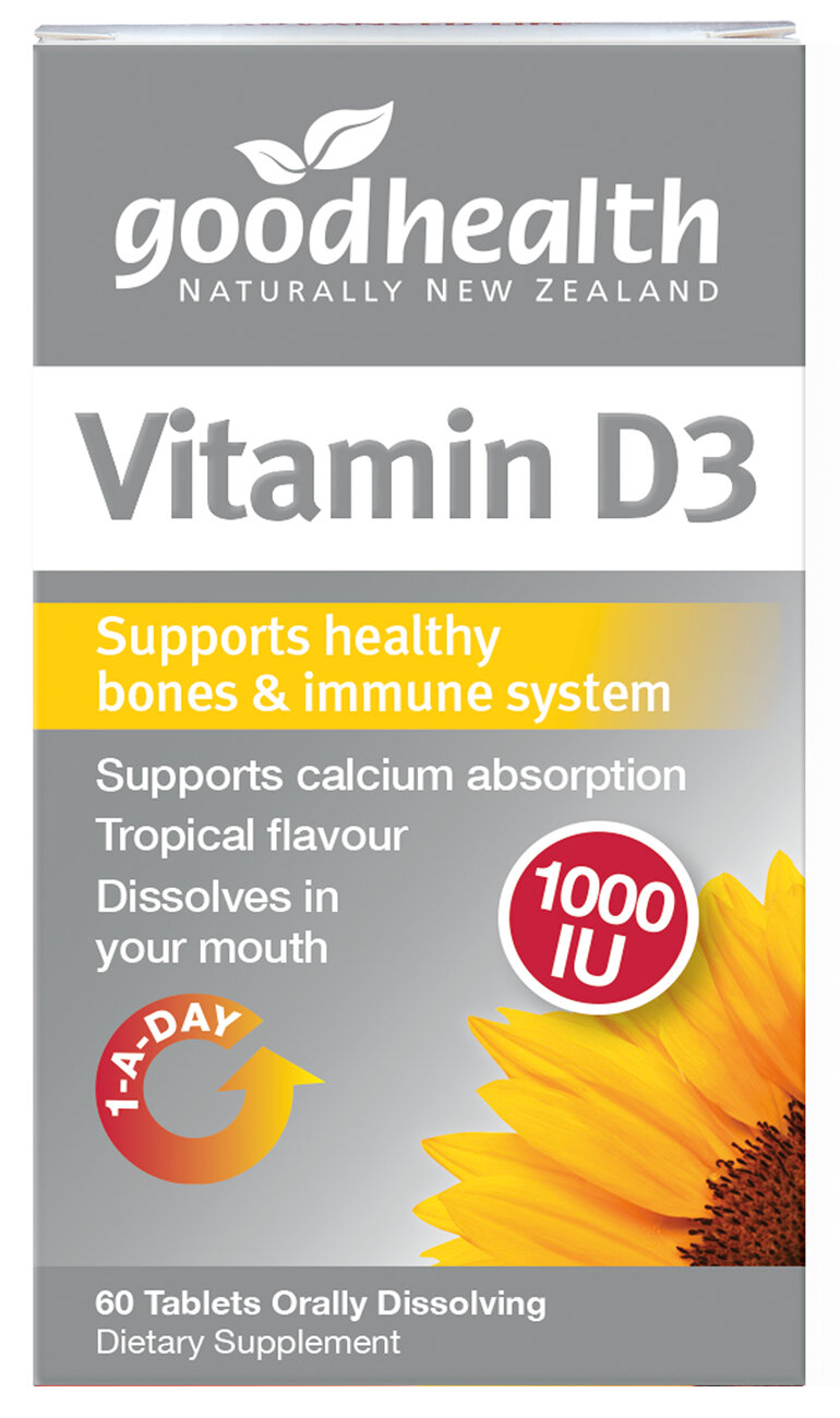 Good Health - Vitamin D3 - 60 Tablets