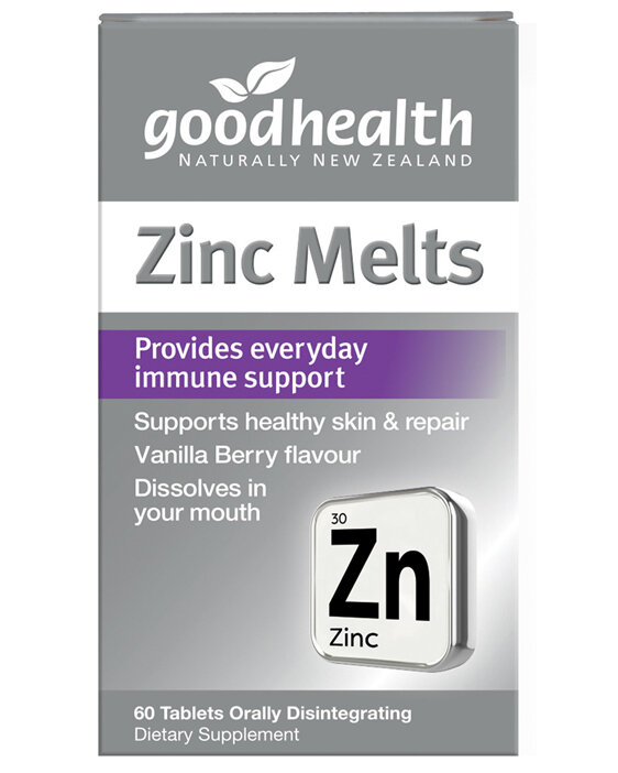 GOOD HEALTH ZINC MELTS 60 TABS