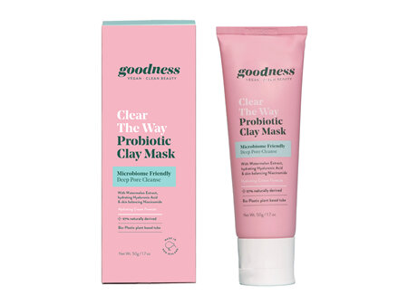 Goodness Clear The Way Probiotic Clay Mask 50g