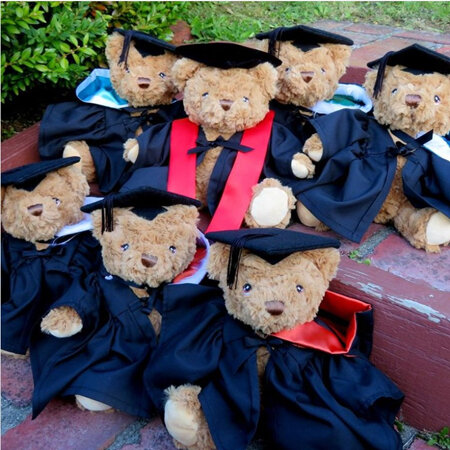 Graduation Bears of Victoria University