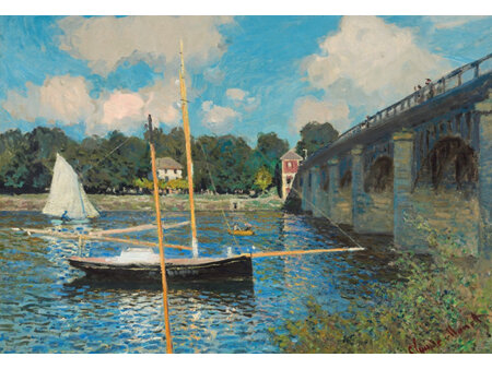 Grafika Art 1000 Piece Jigsaw Puzzle Claude Monet - The Bridge at Argenteuil, 1874