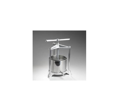 2.2 or 5.3 litre stainless steel grape or cider press
