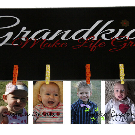 Grandkids Photo Board