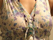 Grecian maiden cameo on beaded chain