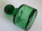 Green bottle with stopper