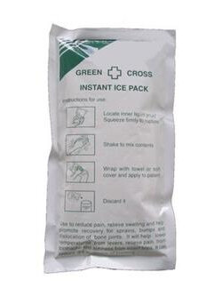 Green Cross Instant Ice Pack - Single Use Only