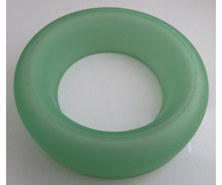 Green glass posy ring