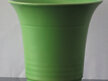 Green matt vase