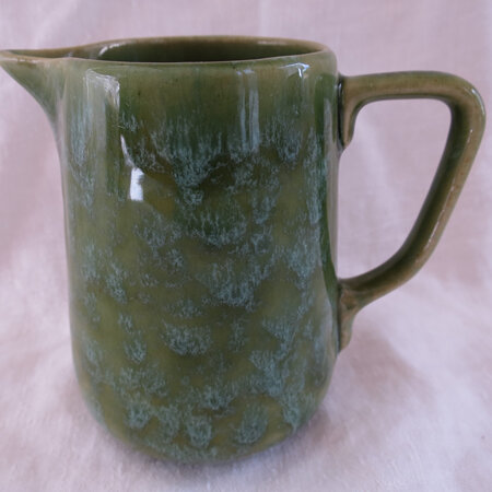 Green mottled jug