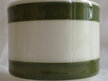 Green stripe egg cup