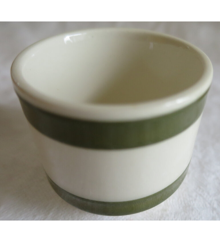 Green stripe egg cup