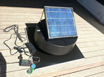 Green-Vent Solar Attic Extractor - Temp/Humidity