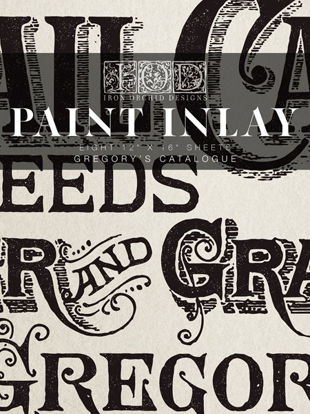 Gregory's Catalogue IOD Paint Inlay
