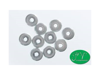 Grip White Tungsten Beads