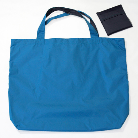 grocery pouch | turquoise/navy