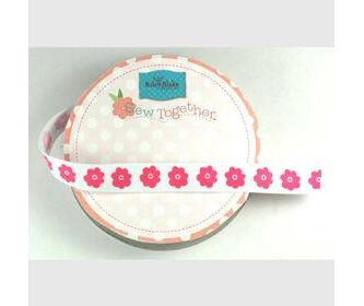 Grosgrain Pink Flower