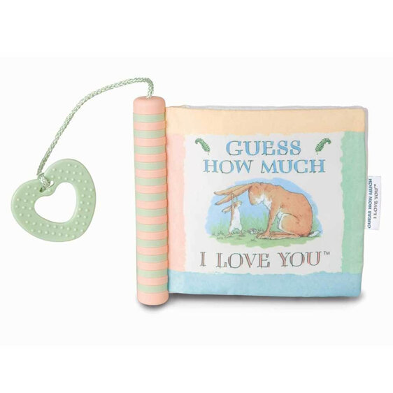 Guess How Much I Love You Soft Book with Teether baby activity hare