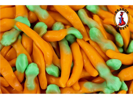 gummi carrots 500 gram bag