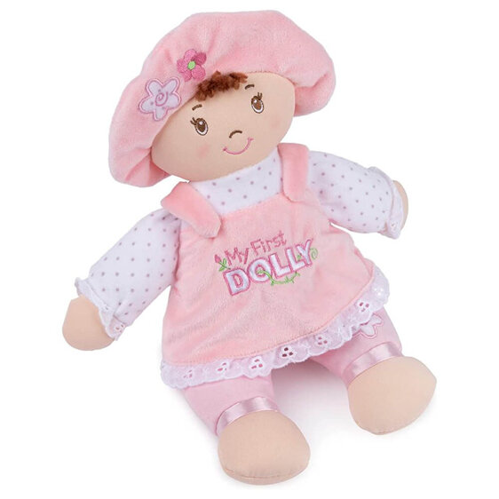 GUND My First Dolly Brunette Plush 33cm soft toy doll baby