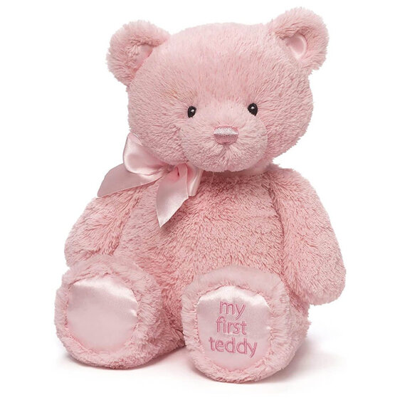 GUND My First Teddy Bear Pink Large 38cm baby girl