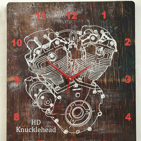H-D Knucklehead Clock