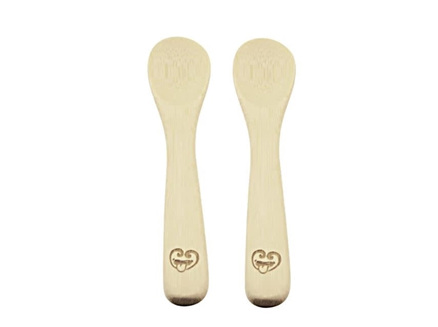 Haaka Natural Bamboo Kids Spoon 2pc