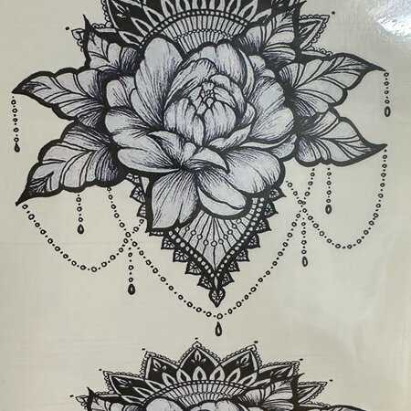 Half Sleeve Tattoo Sticker 21cmX15cm (1042)