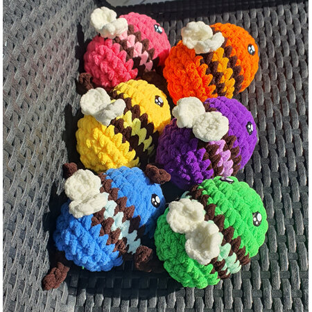 Hand Crocheted - Allsorts Bees