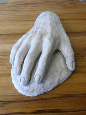 hand sculpted by Annabelle B. Rodger - life-size