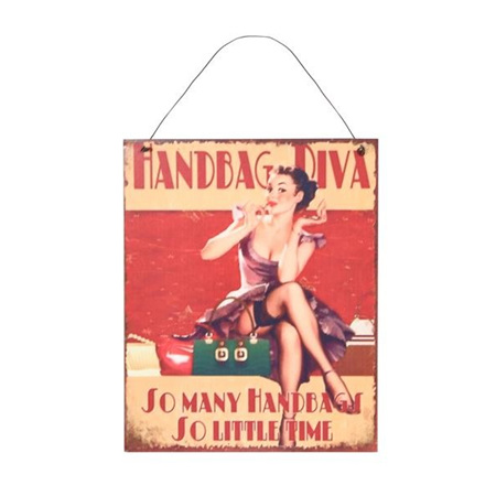 Handbag Diva - Metal Plaque