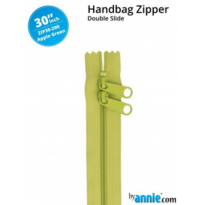 Handbag Zip - Apple Green