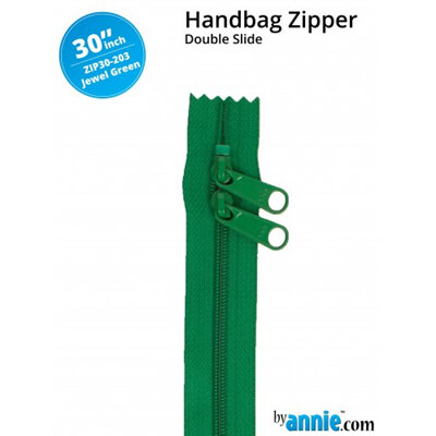 Handbag Zip - Jewel Green