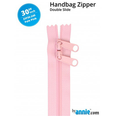 Handbag Zip - Pale Pink