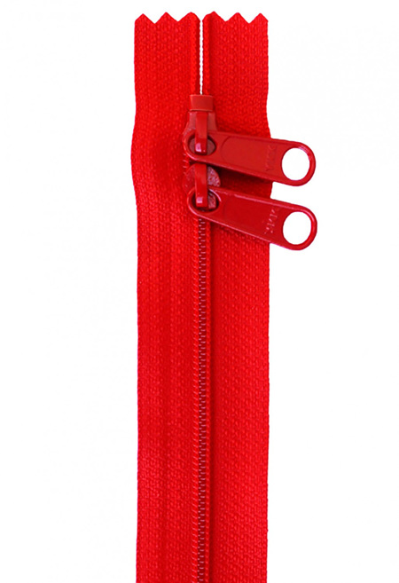 Handbag Zipper 30" with Double Pull in Bright Colours