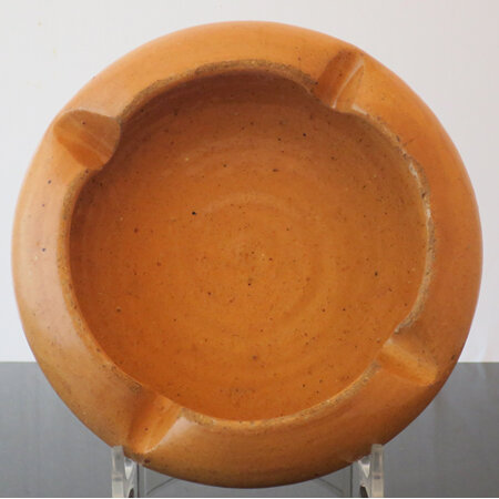 Handmade pottery ashtray
