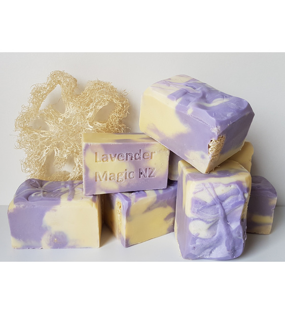 Handmade soap Lavender Loofah