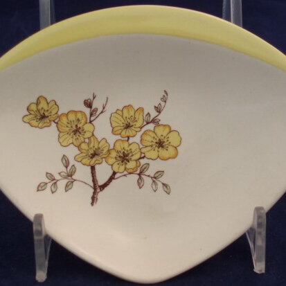 Handpainted little blossoms dish