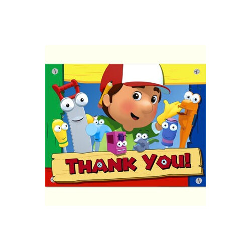 Handy Manny Thank You Notes